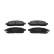Juego de pastillas de freno KBP-5520 Kavo parts, Miniatura 2