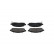 Juego de pastillas de freno KBP-5520 Kavo parts, Miniatura 4