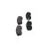 Juego de pastillas de freno KBP-6528 Kavo parts, Miniatura 5