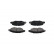 Juego de pastillas de freno KBP-6565 Kavo parts, Miniatura 4