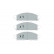 Juego de pastillas de freno KBP-6599 Kavo parts