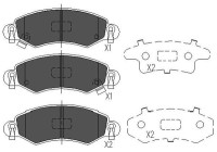 Juego de pastillas de freno KBP-8508 Kavo parts