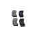 Juego de pastillas de freno KBP-8517 Kavo parts, Miniatura 5