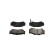 Juego de pastillas de freno KBP-8519 Kavo parts, Miniatura 4