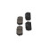 Juego de pastillas de freno KBP-9061 Kavo parts, Miniatura 5