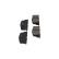 Juego de pastillas de freno KBP-9069 Kavo parts, Miniatura 5