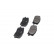Juego de pastillas de freno KBP-9080 Kavo parts, Miniatura 3