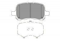 Juego de pastillas de freno KBP-9129 Kavo parts