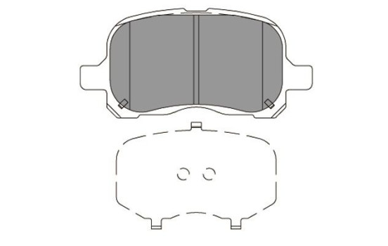 Juego de pastillas de freno KBP-9129 Kavo parts