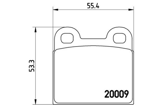 Juego de pastillas de freno P 06 001 Brembo, Imagen 2
