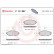 Juego de pastillas de freno P 10 007 Brembo, Miniatura 2