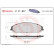 Juego de pastillas de freno P 11 017 Brembo, Miniatura 2