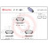 Juego de pastillas de freno P 11 021 Brembo, Miniatura 2