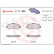 Juego de pastillas de freno P 11 022 Brembo, Miniatura 2