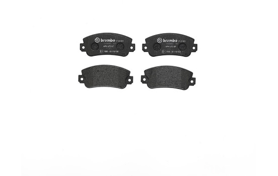 Juego de pastillas de freno P 23 021 Brembo