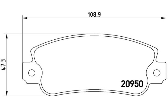 Juego de pastillas de freno P 23 021 Brembo, Imagen 3