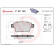 Juego de pastillas de freno P 23 142 Brembo, Miniatura 2