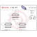 Juego de pastillas de freno P 23 177 Brembo, Miniatura 2