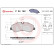 Juego de pastillas de freno P 24 152 Brembo, Miniatura 2