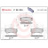 Juego de pastillas de freno P 30 016 Brembo, Miniatura 2