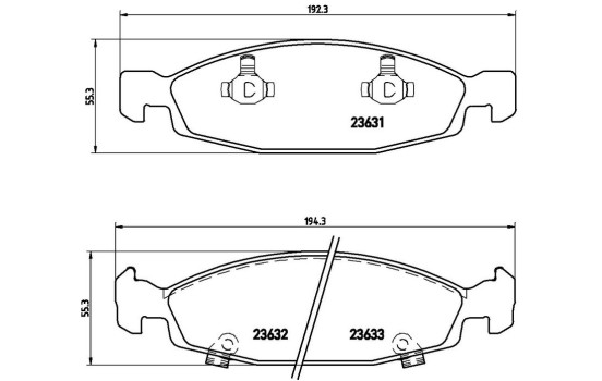 Juego de pastillas de freno P 37 005 Brembo, Imagen 2