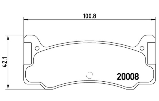Juego de pastillas de freno P 49 005 Brembo, Imagen 2