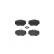 Juego de pastillas de freno P 50 011 Brembo