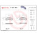 Juego de pastillas de freno P 50 021 Brembo, Miniatura 2