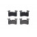 Juego de pastillas de freno P 50 110 Brembo
