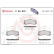 Juego de pastillas de freno P 54 012 Brembo, Miniatura 2