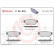 Juego de pastillas de freno P 54 016 Brembo, Miniatura 2