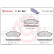 Juego de pastillas de freno P 54 032 Brembo, Miniatura 2
