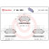 Juego de pastillas de freno P 56 099 Brembo, Miniatura 2