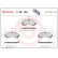 Juego de pastillas de freno P 56 106 Brembo, Miniatura 2