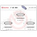 Juego de pastillas de freno P 59 028 Brembo, Miniatura 2