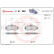 Juego de pastillas de freno P 61 060 Brembo, Miniatura 2