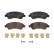 Juego de pastillas de freno P 61 066 Brembo, Miniatura 5