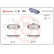 Juego de pastillas de freno P 61 105 Brembo, Miniatura 2