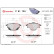 Juego de pastillas de freno P 61 124 Brembo, Miniatura 2