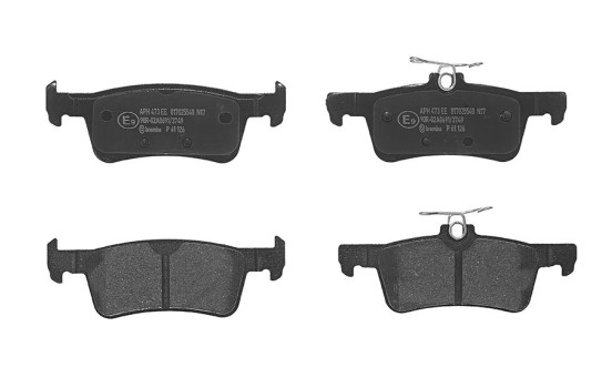 Juego de pastillas de freno P 61 126 Brembo