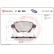 Juego de pastillas de freno P 68 028 Brembo, Miniatura 2