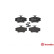 Juego de pastillas de freno P 68 038 Brembo