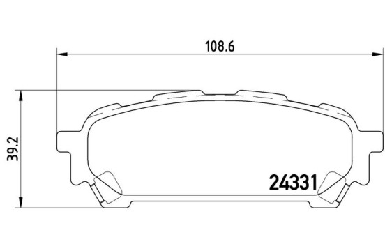 Juego de pastillas de freno P 78 014 Brembo, Imagen 2