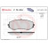 Juego de pastillas de freno P 79 018 Brembo, Miniatura 2