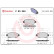 Juego de pastillas de freno P 83 050 Brembo, Miniatura 2