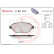 Juego de pastillas de freno P23119 Brembo, Miniatura 2