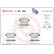 Juego de pastillas de freno P23156 Brembo, Miniatura 2