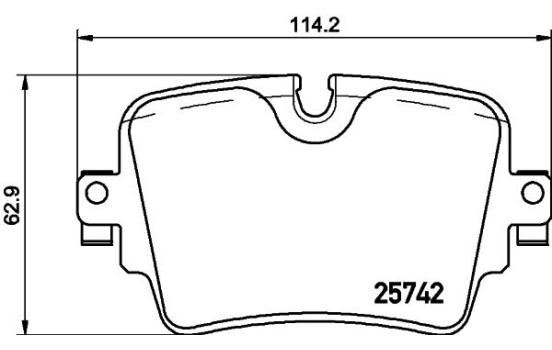 Juego de pastillas de freno P36033 Brembo, Imagen 2