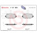 Juego de pastillas de freno P37020 Brembo, Miniatura 2
