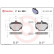 Juego de pastillas de freno P44003 Brembo, Miniatura 2